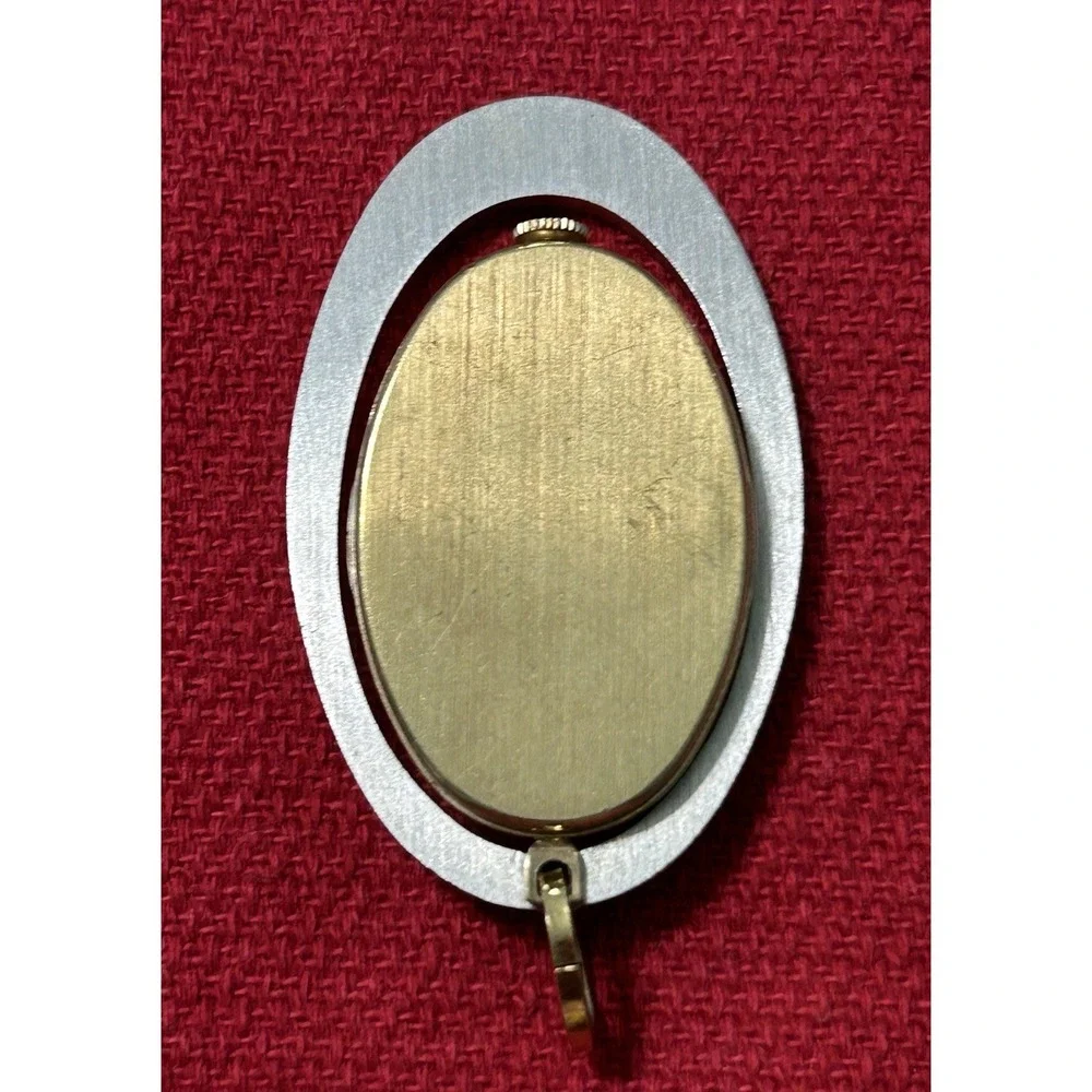 Vintage Bulova Pendant Watch Swiss N4 17 Jewels, W.Germany 3388‎ Base Metal